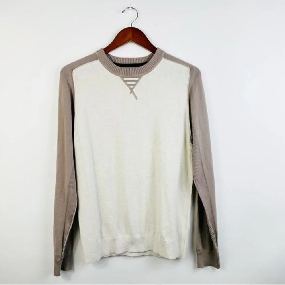 14th & Union Beige‎ Knit Sweater Size Medium